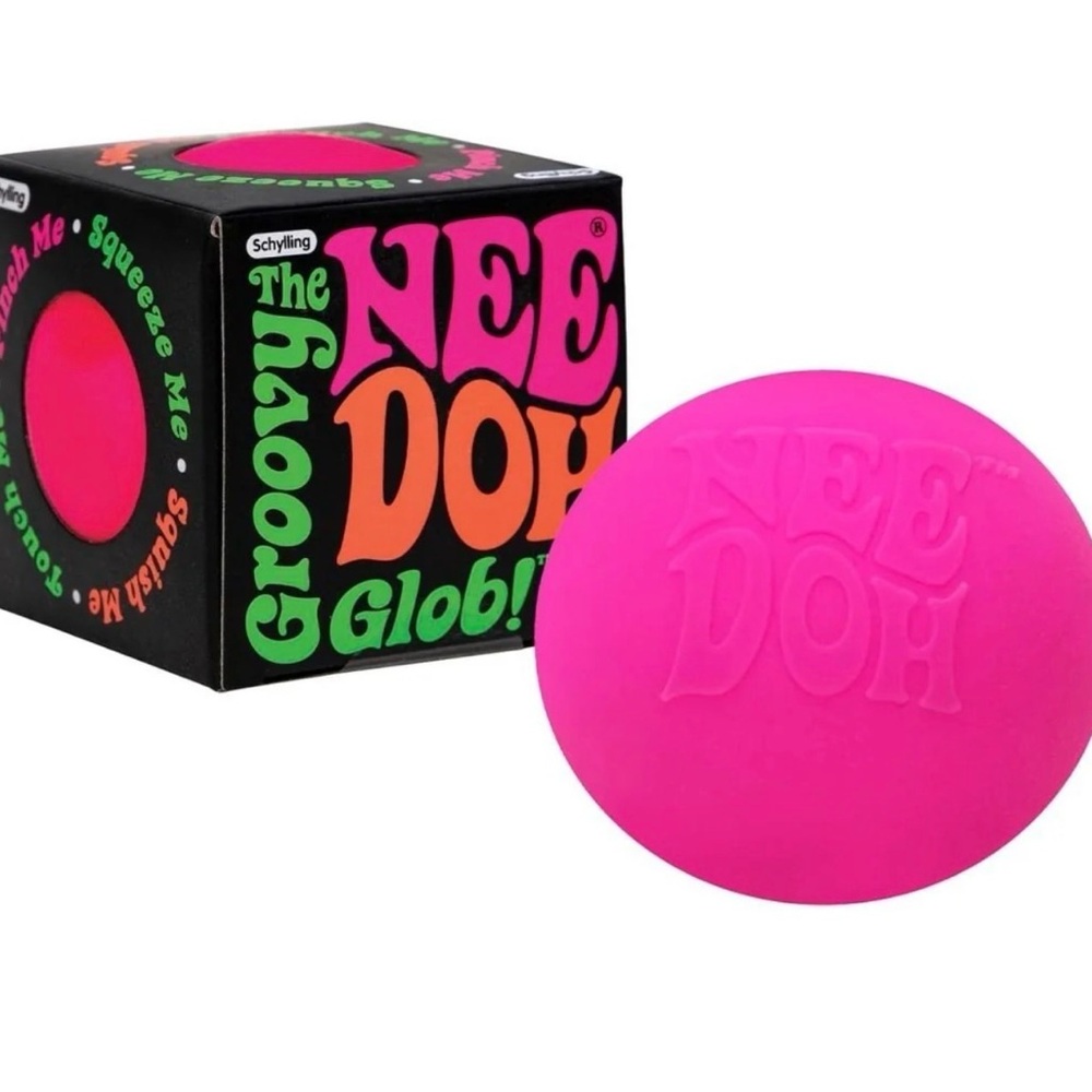Authentic NEE DOH Groovy Glob - Pink - Brand New